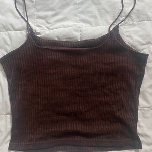 Brown Shein tank top